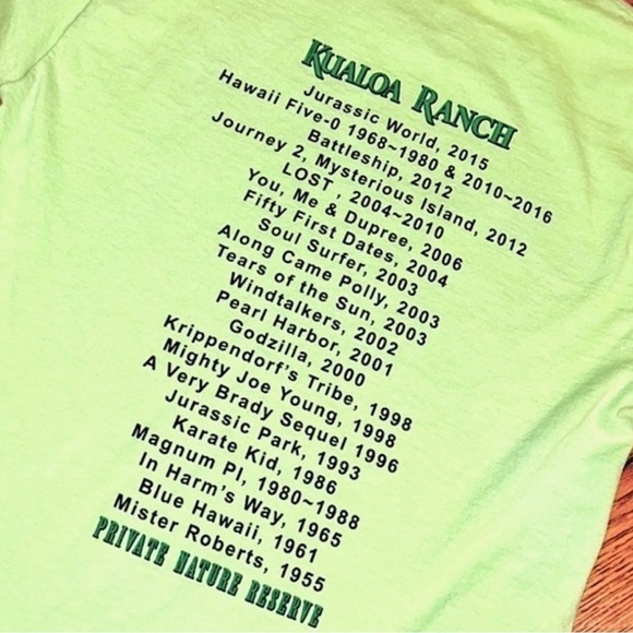 Kualoa Ranch Private Nature Reserve 'Film Crew'
Graphic T-Shirt - Picture 1 of 7